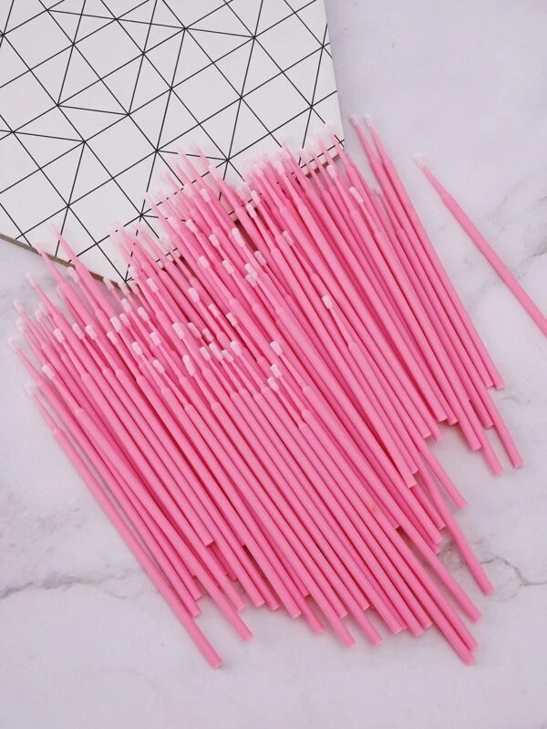 100pcs Grafted Eyelash Cotton Swab