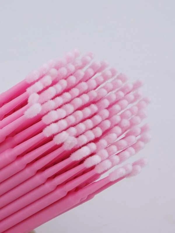 100pcs Grafted Eyelash Cotton Swab