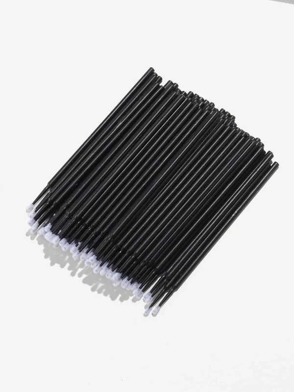 100pcs Grafted Eyelash Cotton1 Swab