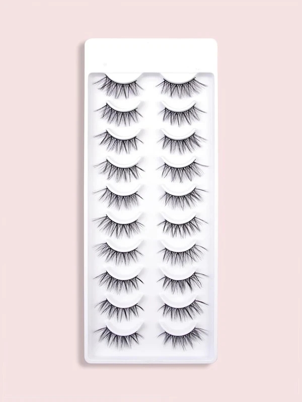 10pairs Cat Eye False Eyelashes