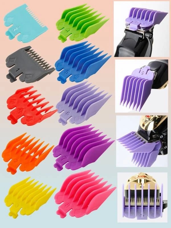 10pcs Electric Hair Clipper Limit Comb