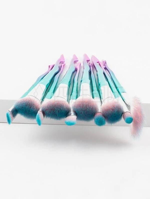 10pcs Leg Design Handle Makeup Brush Set