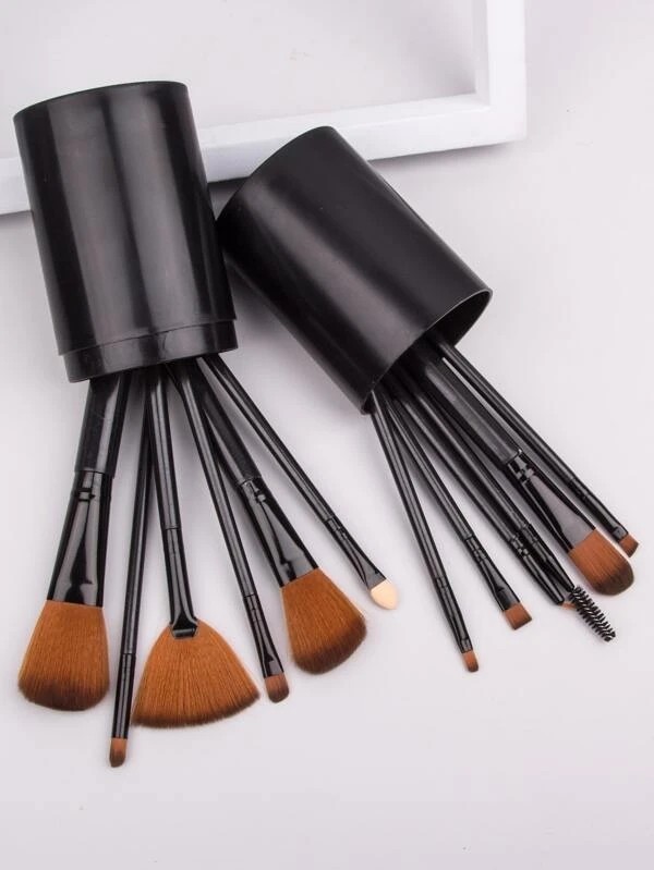 12pcs Makeup Brush Set With Storage Box