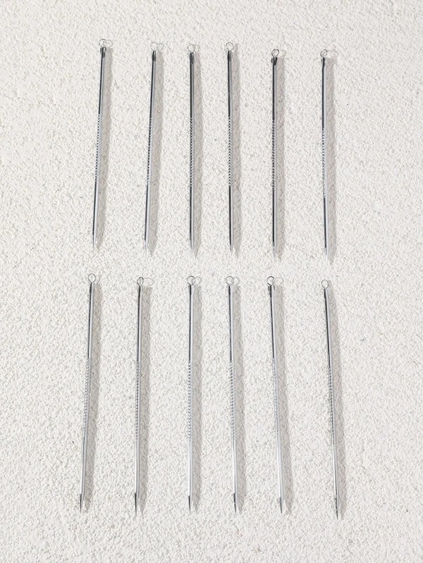 12pcs Stainless Steel Acne Needle Set