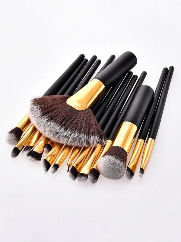 15pcs Duo-fibre Eye Makeup Brush Set