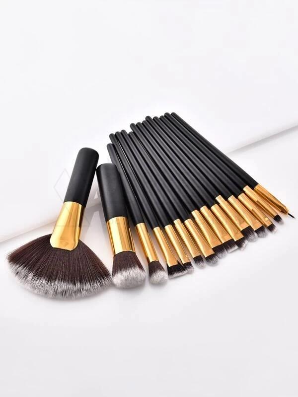 15pcs Duo-fibre Eye Makeup Brush Set