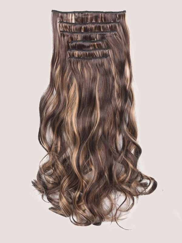 16pcs Clip In Curly Hairpiece