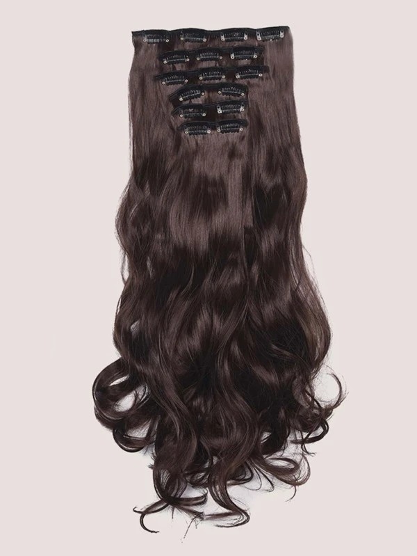 16pcs Clip In Curly Hairpiece