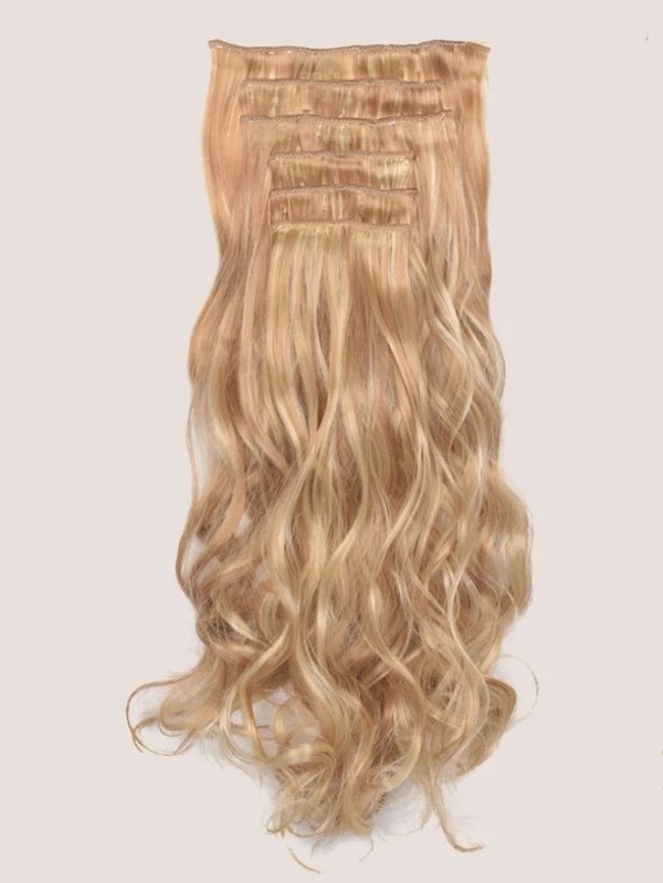 16pcs Clip In Curly Hairpiece