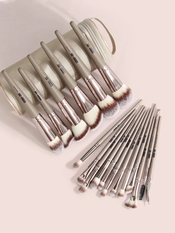 18pcs Makeup Brush Set 1With Tube