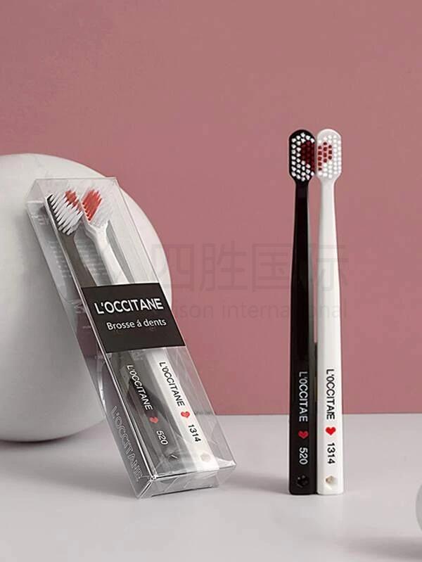 1pair Heart Couple Toothbrush