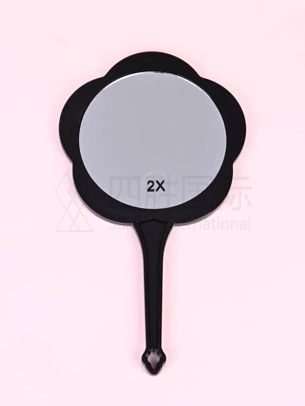 1pc 2X Magnifying Makeup Hand Mirror