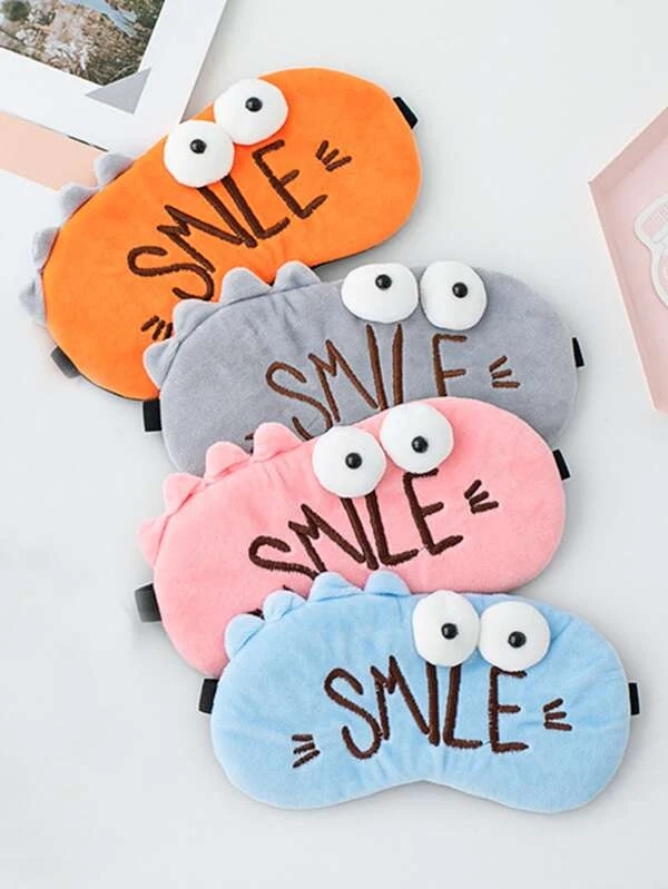 1pc Cartoon Graphic Random Color Eye Cover