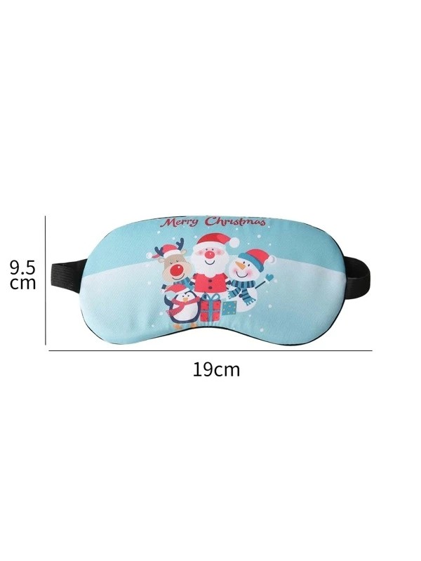 1pc Christmas Santa Claus Blackout Eye Cover