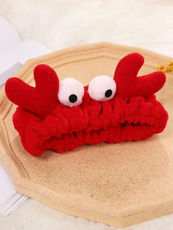 1pc Crab Design Bath Headband