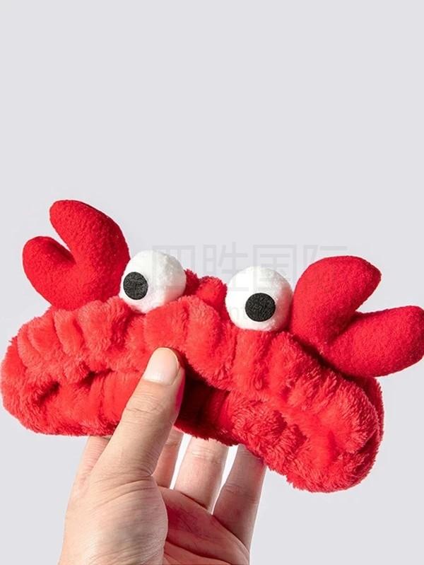 1pc Crab Design Bath Headband