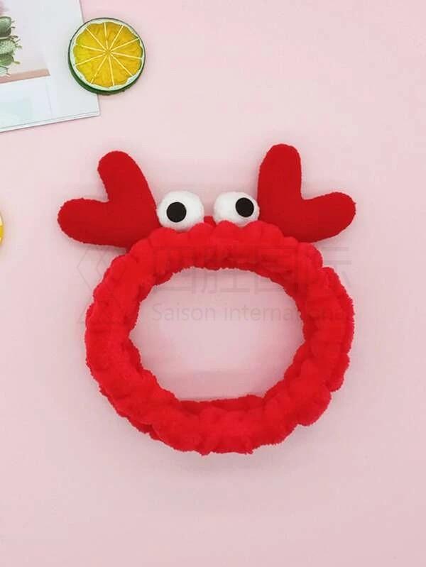 1pc Crab Design Bath Headband