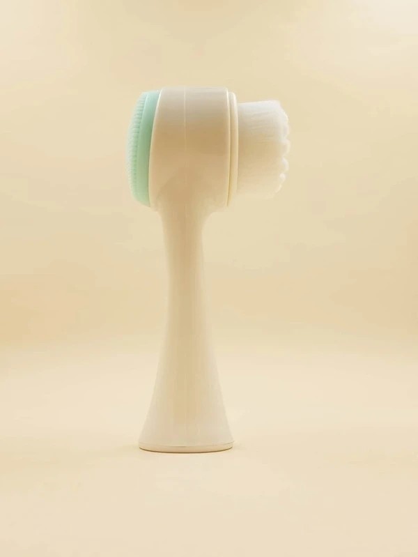 1pc Double Head Face Cleansing Brush