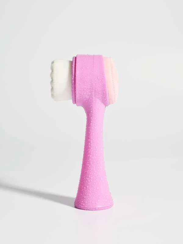 1pc Double Head Face Cleansing Brush