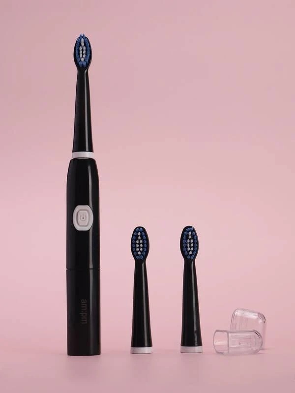 1pc Electric Toothbrush & 3pcs Brush Head & 1pc Storage Box