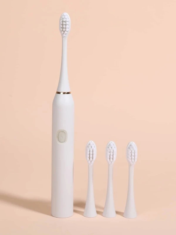 1pc Electric Toothbrush & 3pcs Brush Head