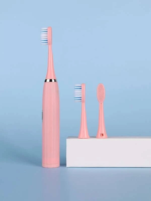 1pc Electric Toothbrush & 3pcs Brush Head