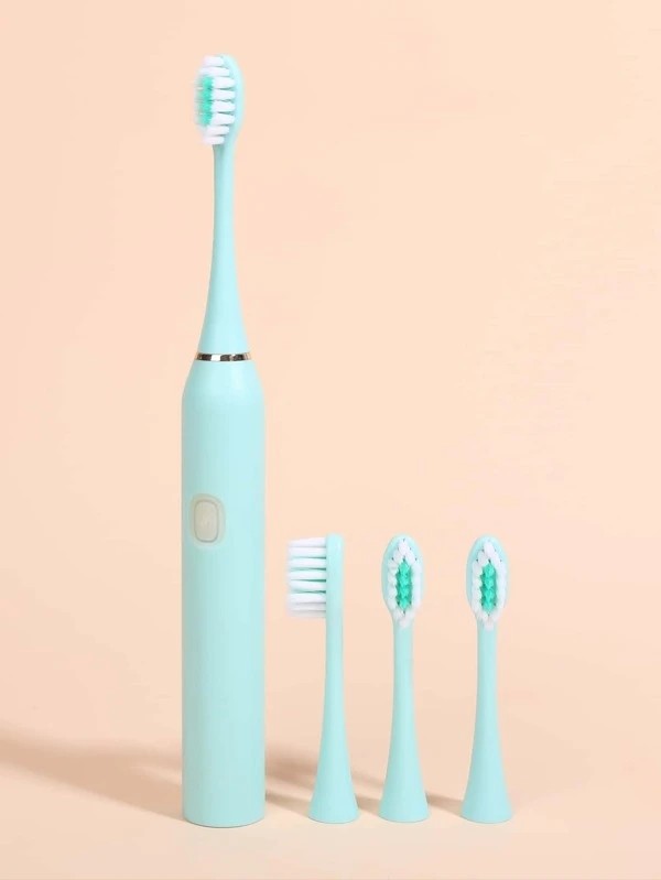 1pc Electric Toothbrush & 4pcs Brush Head