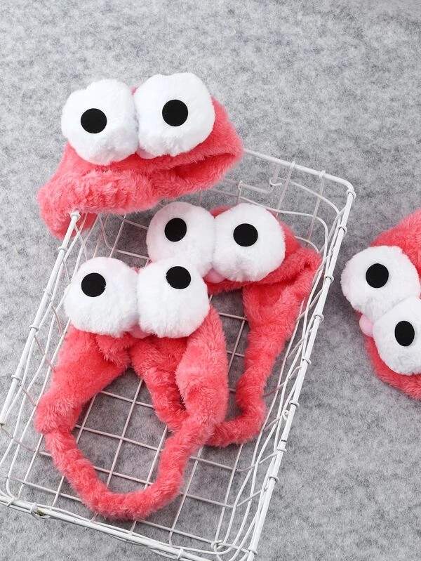 1pc Eyes Decor Bath Headband