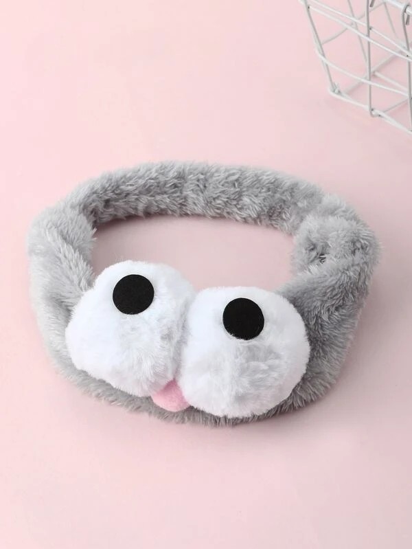 1pc Eyes Decor Bath Headband