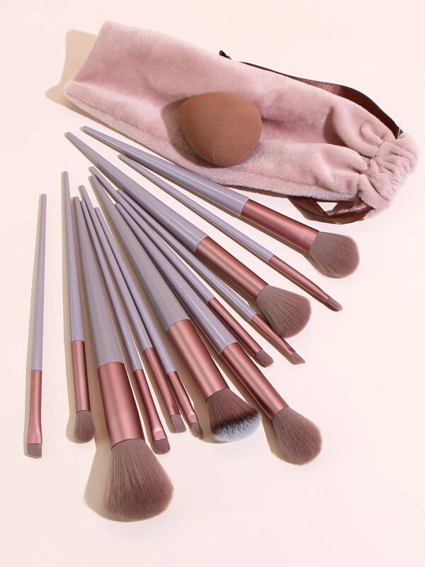 14 pcs Makeup Brush Set With Storage 1Bag