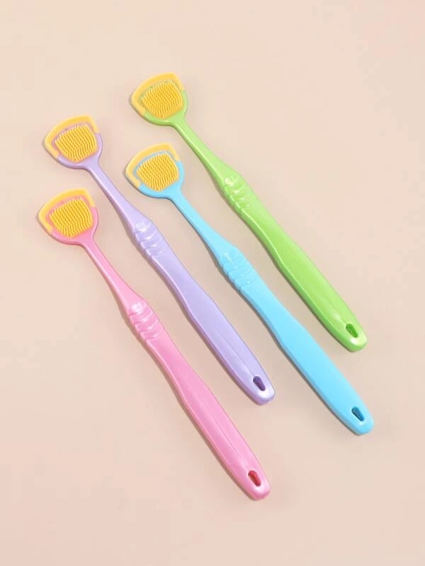 1pc Random Color Tongue Cleaning Brush