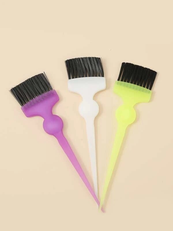 1pc Solid Hair Dye Random Brush