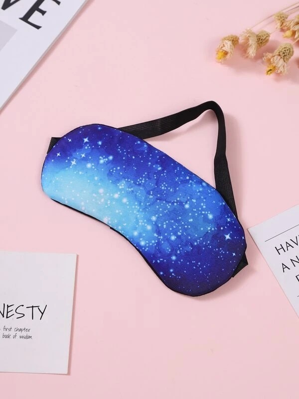 1pc Starry Sky Print Random Eye Cover