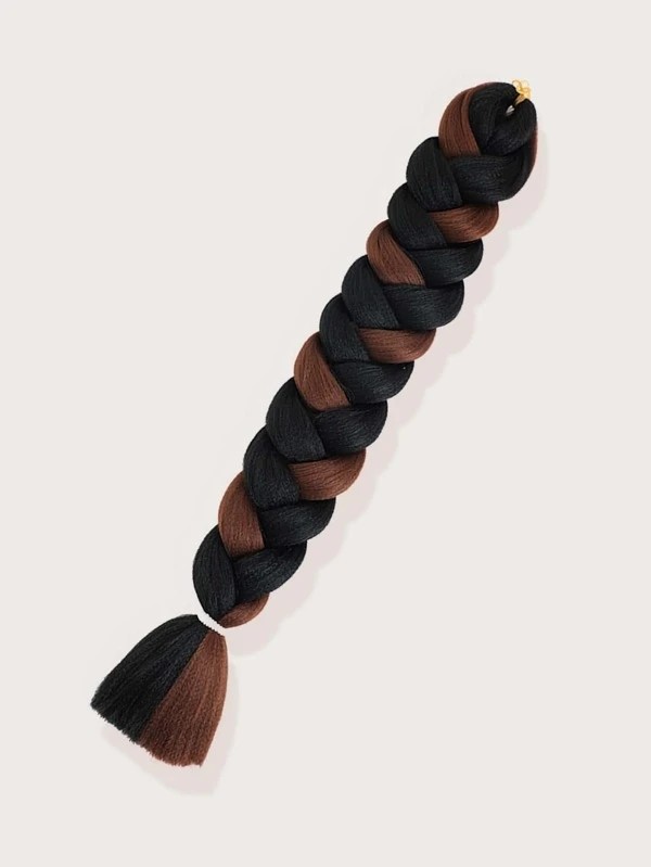 1pc Two Tone Synthetic Hair Braid