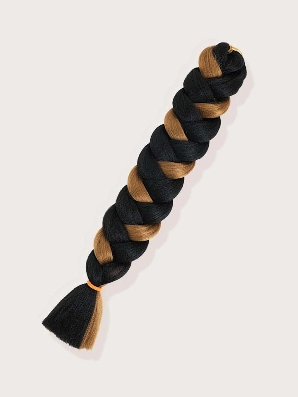 1pc Two Tone Synthetic Hair Braid