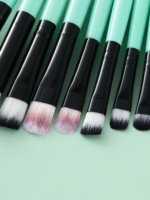 20pcs Color Block Makeup Brush Set