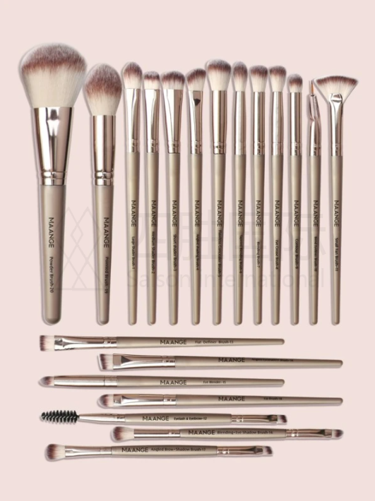 20pcs Duo-fiber Makeup Brush