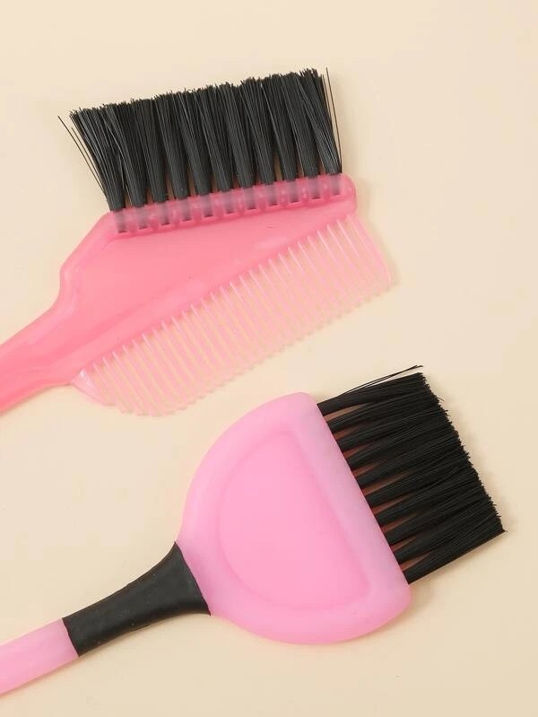 2pcs Hair Dye Brush and 1pc Hair Dye Bowl