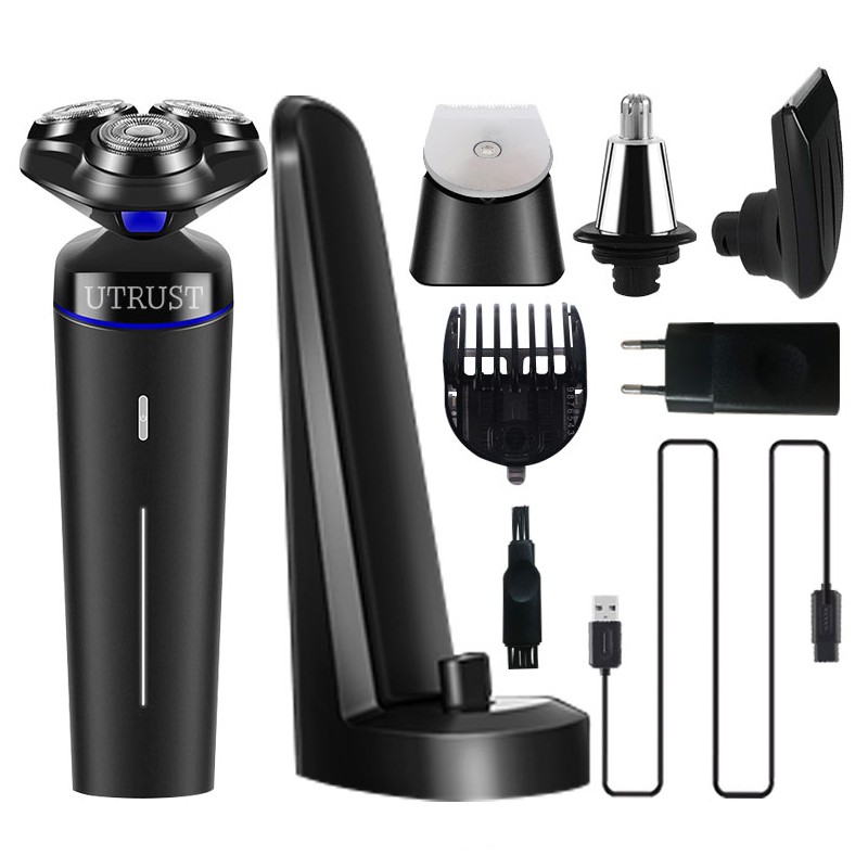 3D Rechargeable Waterproof Electric Shaver