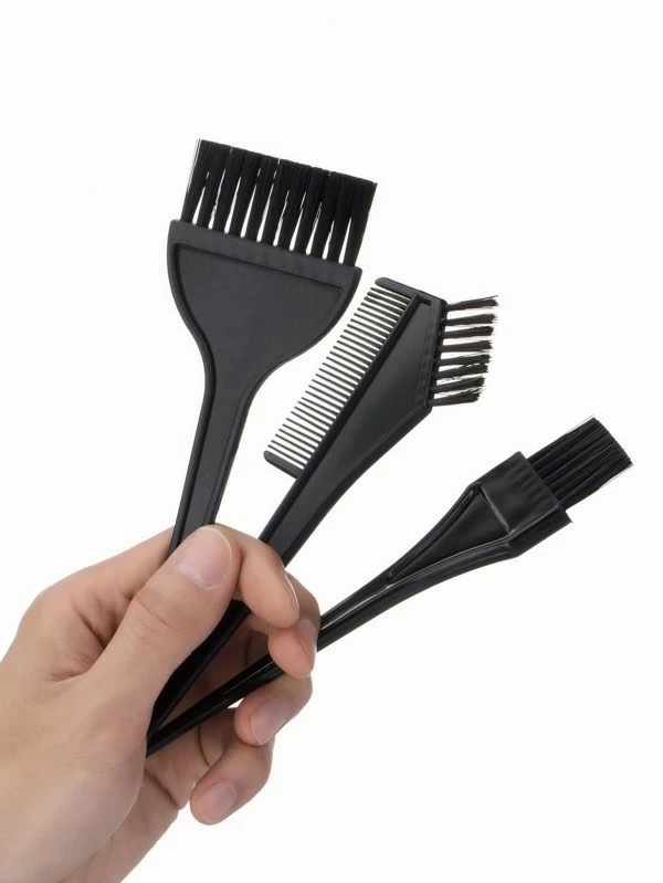 3pc Hair Dye Brush & Bowl