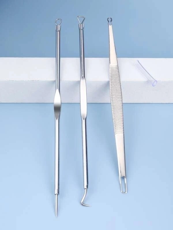 3pcs Acne Needle Set