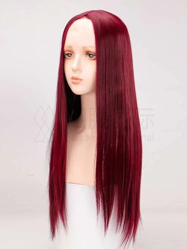 4*1 Lace Front Long Straight Synthetic Wig