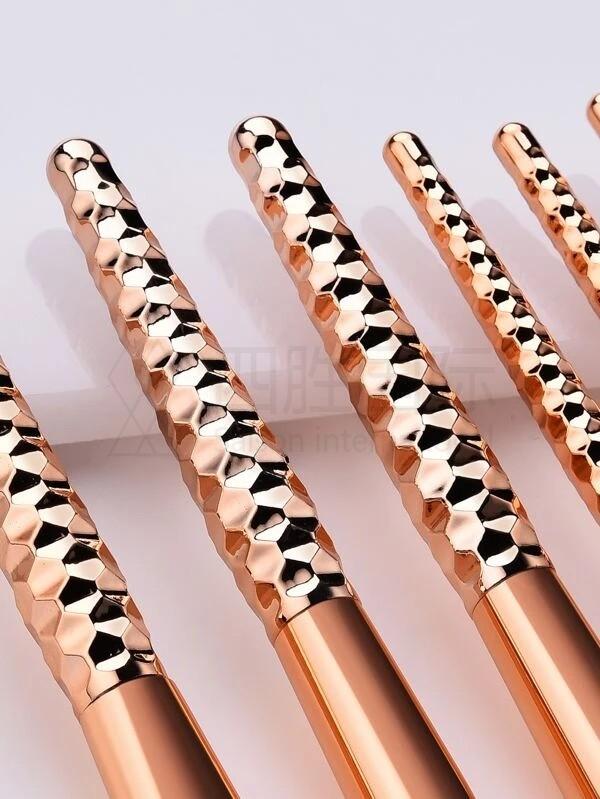 6pcs Briquette Design Makeup Brush Set