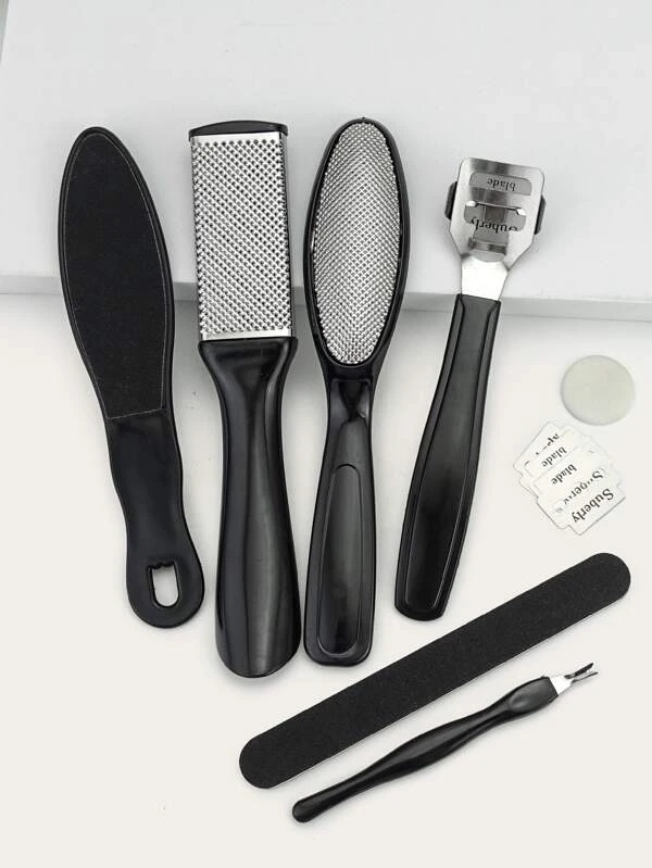 6pcs Foot Skin Care Tool Set With Blades