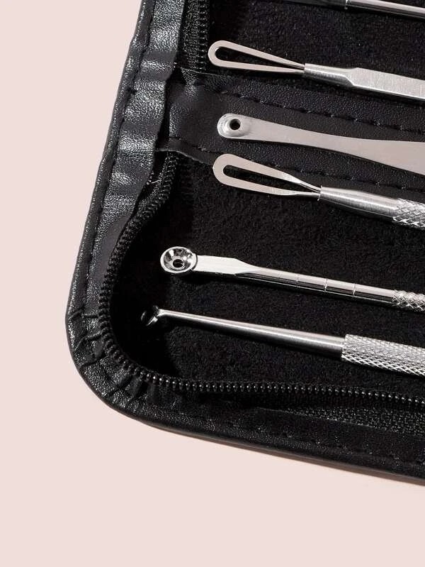 7pcs Acne Needle Set With Storage Bag