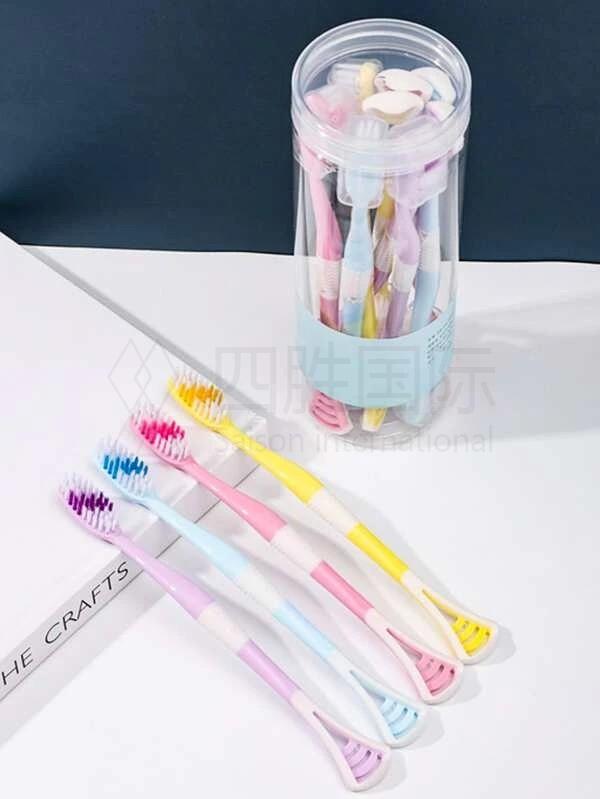 8pcs Random Color Toothbrush Set