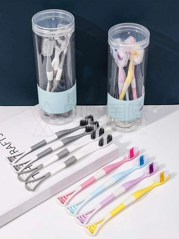 8pcs Random Color Toothbrush Set