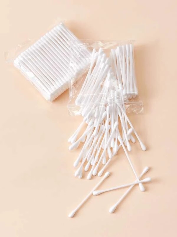 BASIC LIVING 200pcs Cotton Swabs