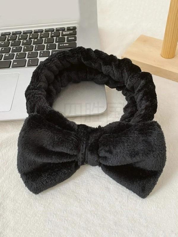 Bow Decor Bath Headband