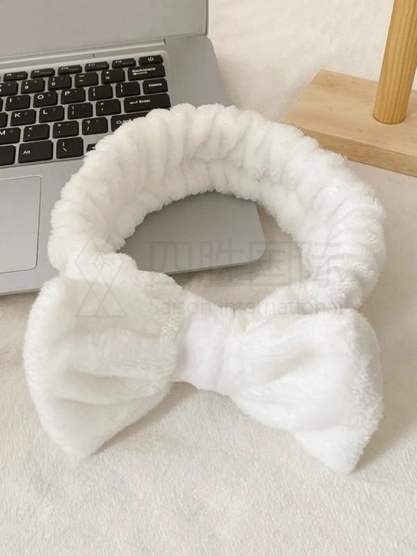 Bow Decor Bath Headband